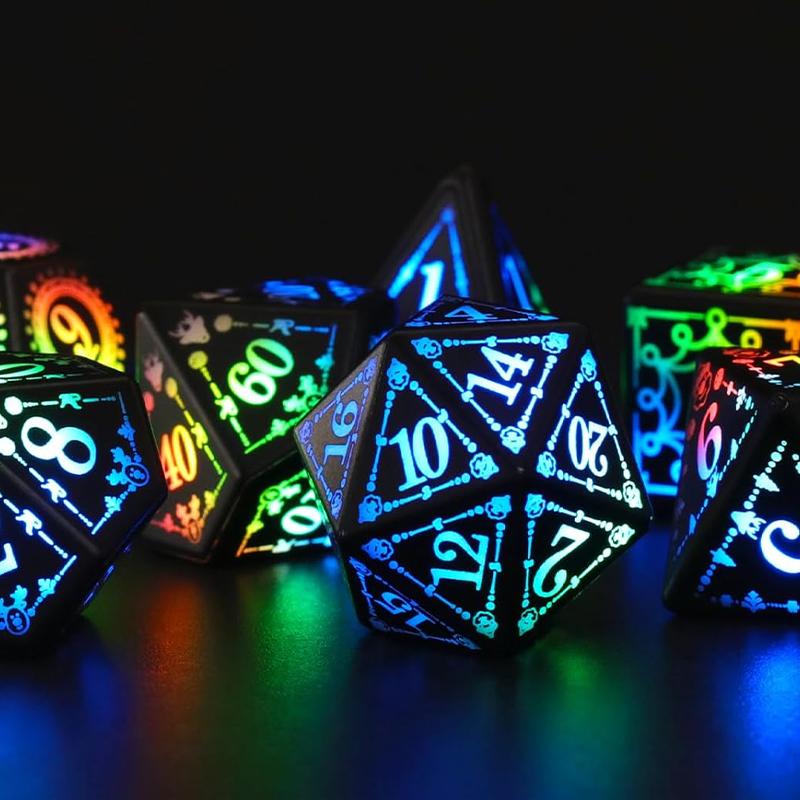 SUPREMETECH Rechargeable LED Dice Set