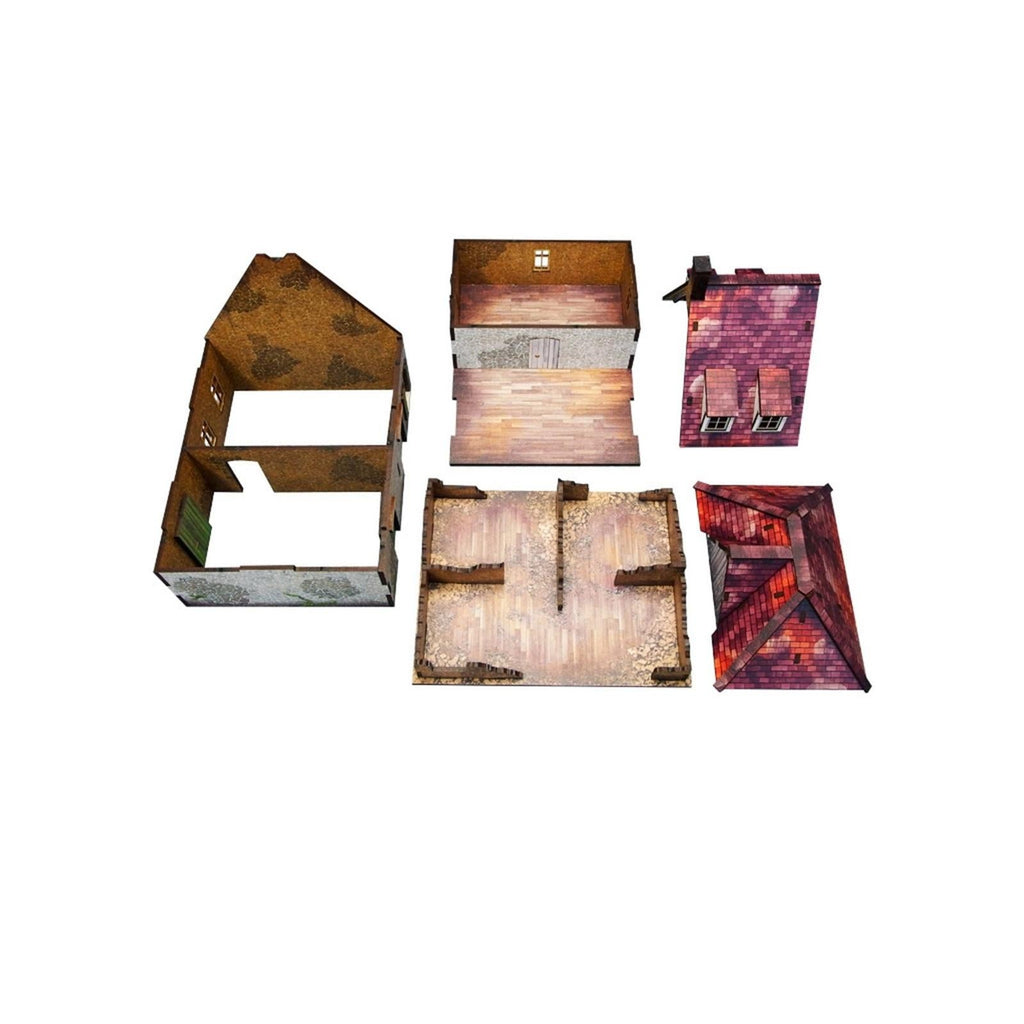 Bolt Action: Pre-painted WWII - Normandy Farmhouse