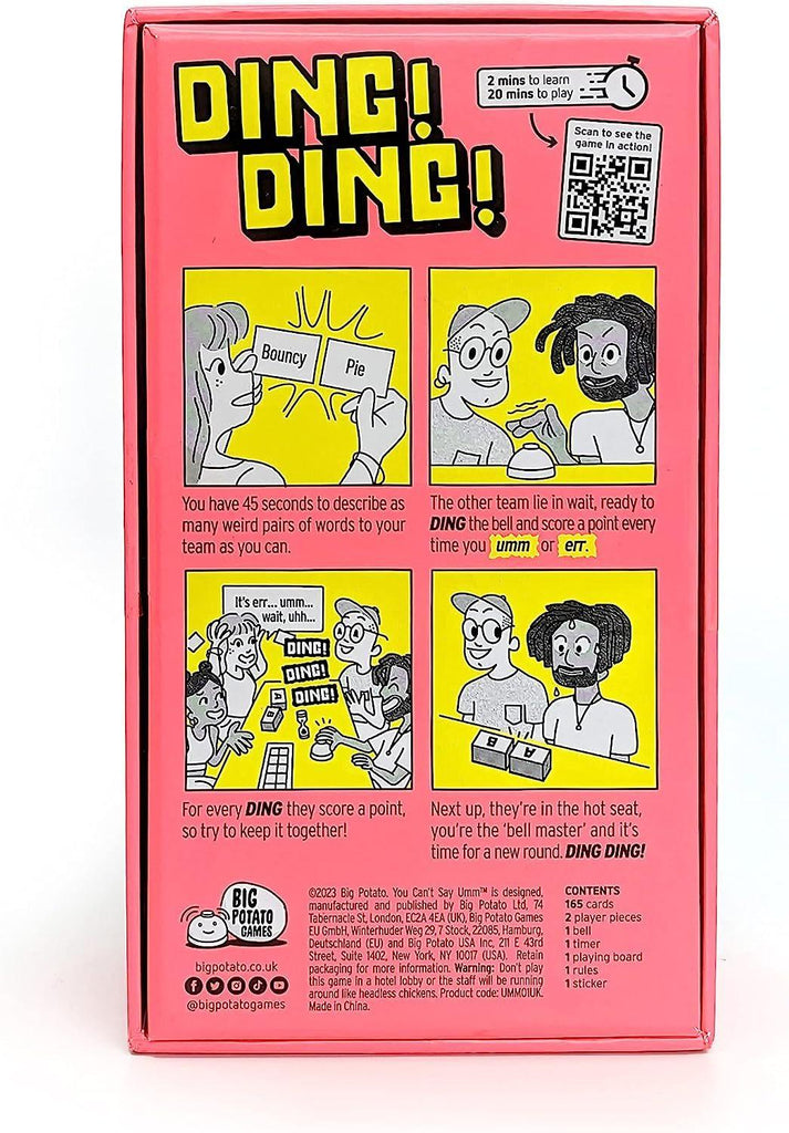 You Can't Say "Umm" (Card Game)