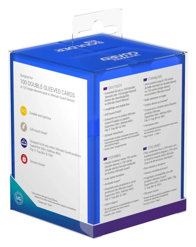 Ultimate Guard - Boulder Deck Case 100+ (Sapphire)