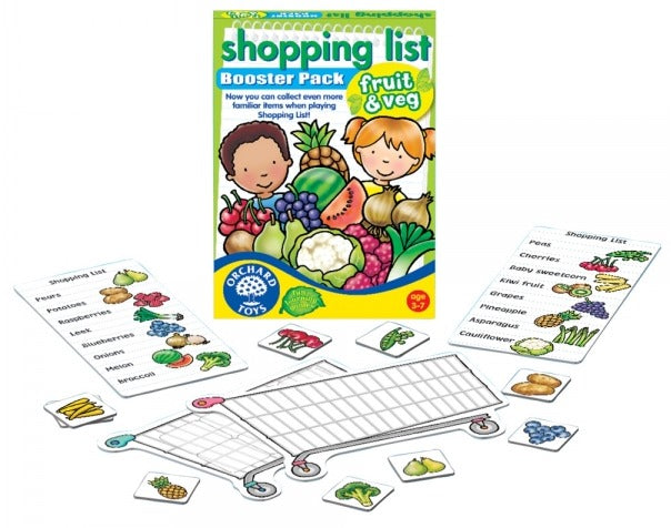 Orchard Toys: Shopping List Booster Pack Fruit and Vegetables