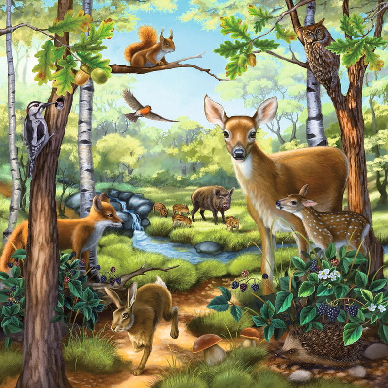 Ravensburger: Farm, Forest, & Zoo (3x49 Jigsaws) (3x49pc)