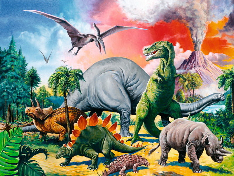Ravensburger: Among the Dinosaurs (100pc Jigsaw)