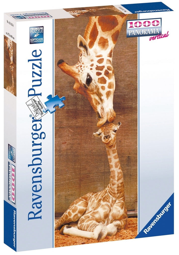 Ravensburger: Giraffe's First Kiss Panorama (1000pc Jigsaw)