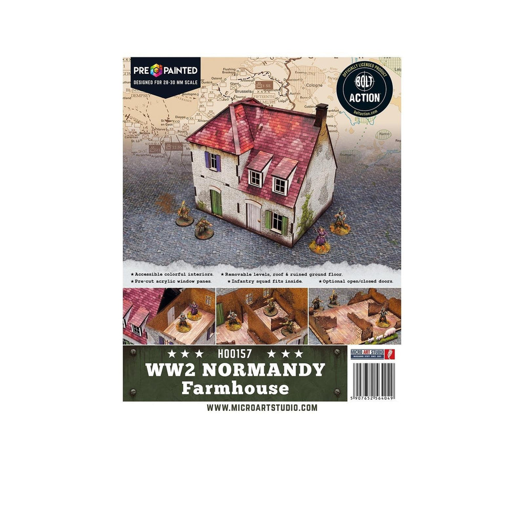 Bolt Action: Pre-painted WWII - Normandy Farmhouse
