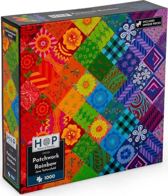 House of Puzzles: Patchwork Rainbow (1000pc Jigsaw)