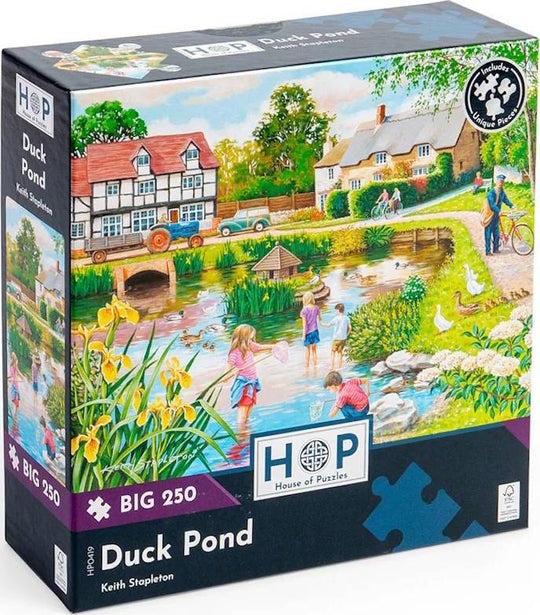House of Puzzles: Duck Pond - Big Piece Puzzle (250pc Jigsaw)